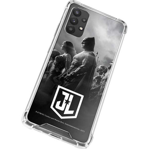 The Justice League (2017) Profile Characters Poster Galaxy A32 5G Clear Case
