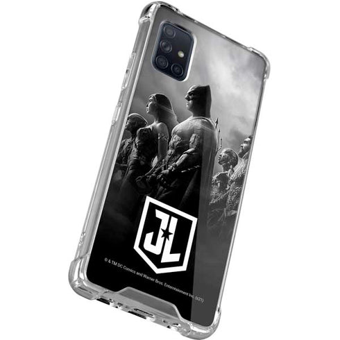 The Justice League (2017) Profile Characters Poster Galaxy A51 5G Clear Case