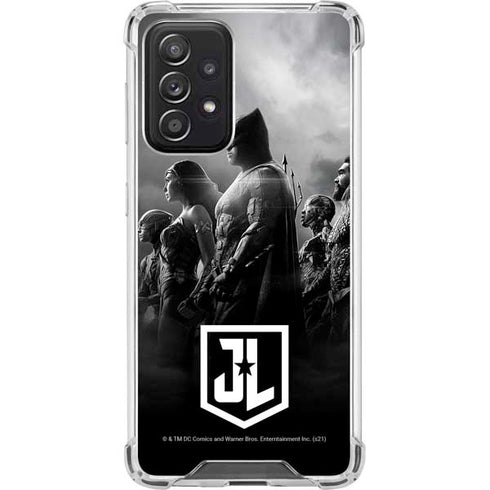 The Justice League (2017) Profile Characters Poster Galaxy A52 5G Clear Case