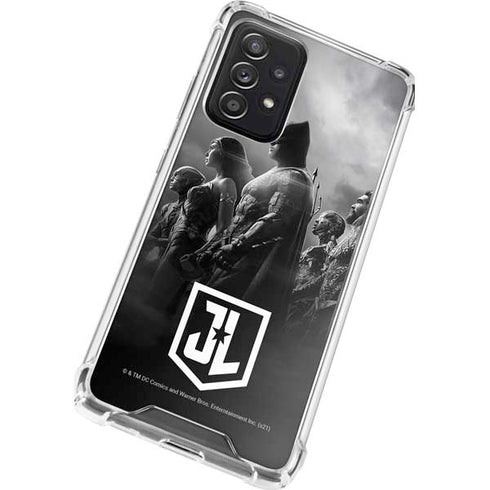 The Justice League (2017) Profile Characters Poster Galaxy A52 5G Clear Case