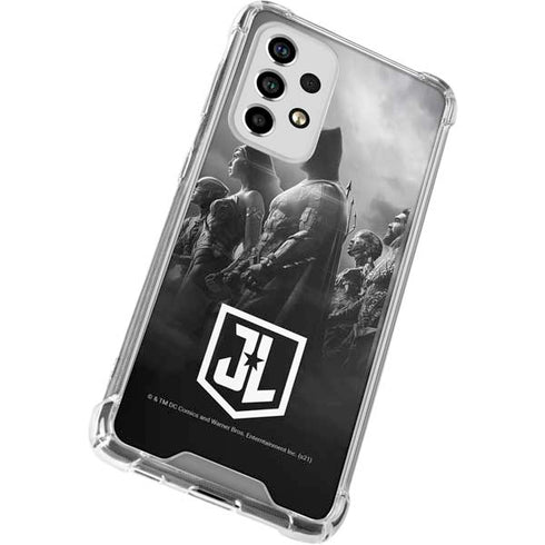 The Justice League (2017) Profile Characters Poster Galaxy A53 5G Clear Case