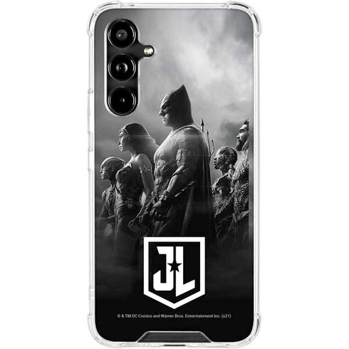 The Justice League (2017) Profile Characters Poster Galaxy A54 5G Clear Case