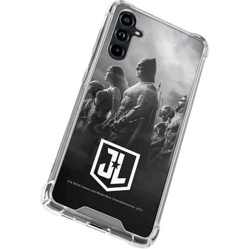 The Justice League (2017) Profile Characters Poster Galaxy A54 5G Clear Case
