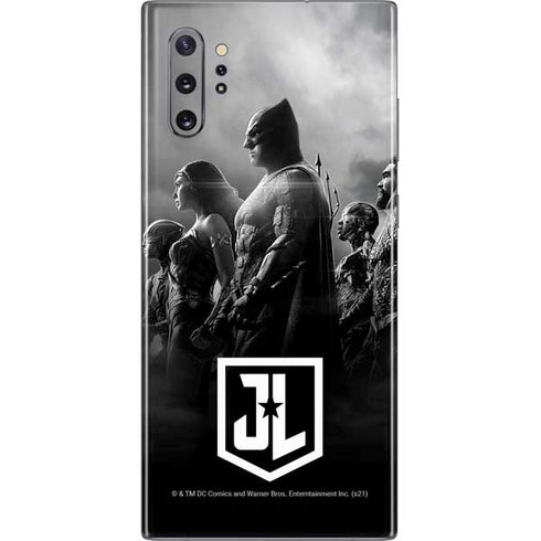 The Justice League (2017) Profile Characters Poster Galaxy Note 10 Plus Skin