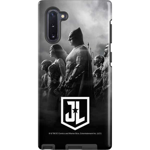The Justice League (2017) Profile Characters Poster Galaxy Note 10 Pro Case
