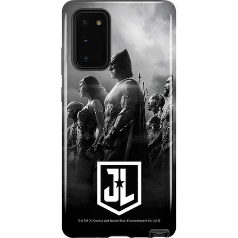The Justice League (2017) Profile Characters Poster Galaxy Note20 5G Pro Case