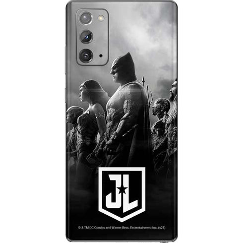 The Justice League (2017) Profile Characters Poster Galaxy Note20 5G Skin