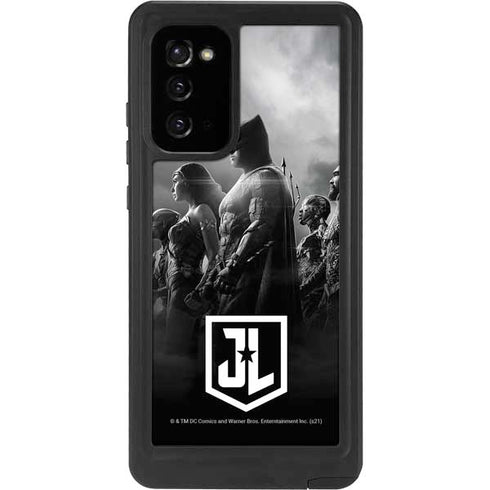 The Justice League (2017) Profile Characters Poster Galaxy Note20 5G Waterproof Case