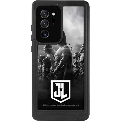 The Justice League (2017) Profile Characters Poster Galaxy Note20 Ultra 5G Waterproof Case