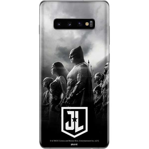 The Justice League (2017) Profile Characters Poster Galaxy S10 Plus Skin