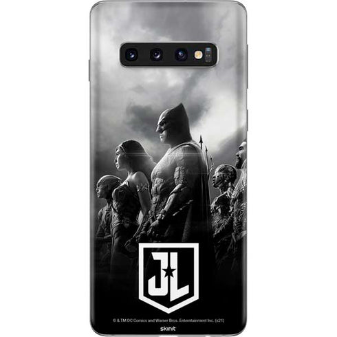 The Justice League (2017) Profile Characters Poster Galaxy S10 Skin