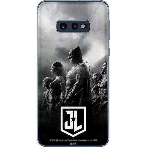 The Justice League (2017) Profile Characters Poster Galaxy S10e Skin