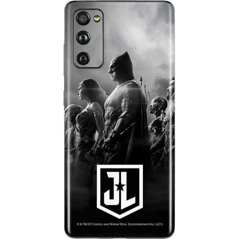 The Justice League (2017) Profile Characters Poster Galaxy S20 Fan Edition Skin