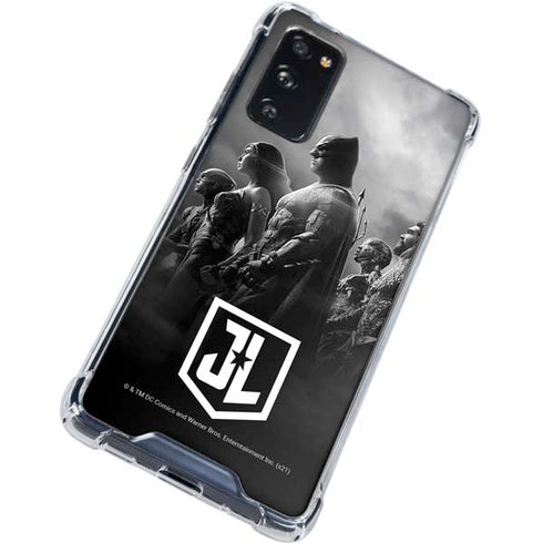 The Justice League (2017) Profile Characters Poster Galaxy S20 FE Clear Case