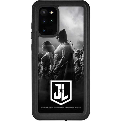 The Justice League (2017) Profile Characters Poster Galaxy S20 Plus Waterproof Case