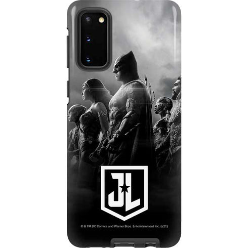 The Justice League (2017) Profile Characters Poster Galaxy S20 Pro Case