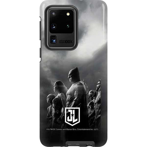 The Justice League (2017) Profile Characters Poster Galaxy S20 Ultra 5G Pro Case