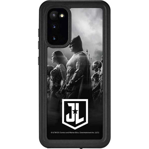 The Justice League (2017) Profile Characters Poster Galaxy S20 Waterproof Case