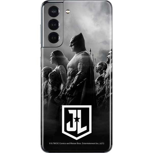 The Justice League (2017) Profile Characters Poster Galaxy S21 5G Skin