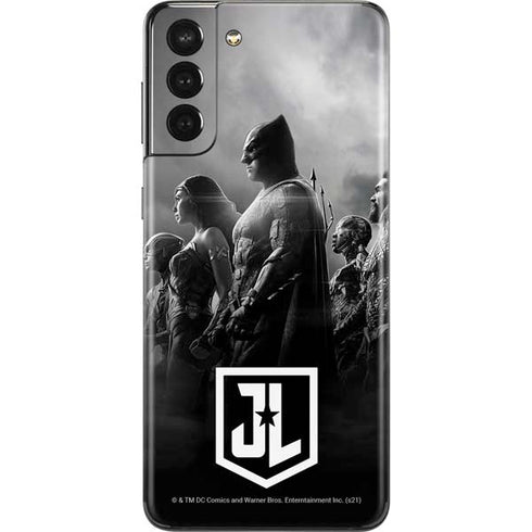 The Justice League (2017) Profile Characters Poster Galaxy S21 Plus 5G Skin