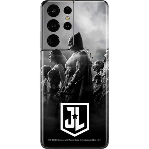 The Justice League (2017) Profile Characters Poster Galaxy S21 Ultra 5G Skin