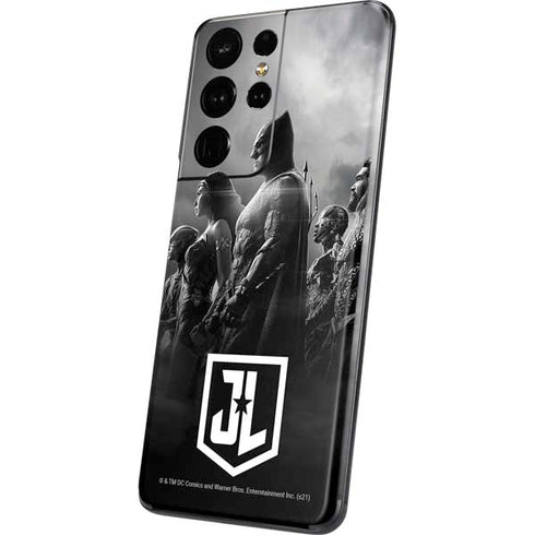 The Justice League (2017) Profile Characters Poster Galaxy S21 Ultra 5G Skin