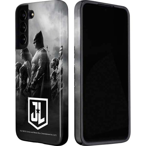 The Justice League (2017) Profile Characters Poster Galaxy S22 Plus Pro Case