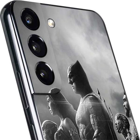 The Justice League (2017) Profile Characters Poster Galaxy S22 Skin