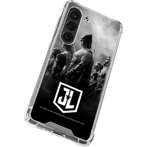 The Justice League (2017) Profile Characters Poster Galaxy S23 Clear Case