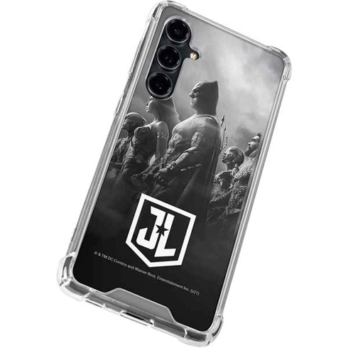 The Justice League (2017) Profile Characters Poster Galaxy S23 FE Clear Case