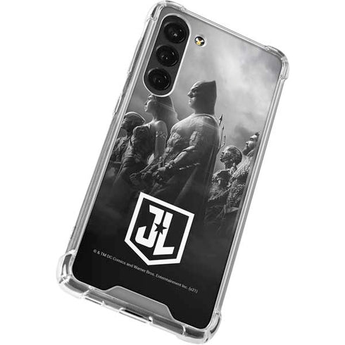 The Justice League (2017) Profile Characters Poster Galaxy S23 Plus Clear Case