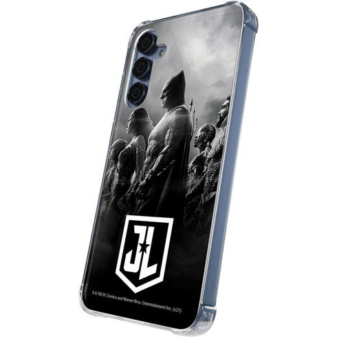 The Justice League (2017) Profile Characters Poster Galaxy S24 Clear Case