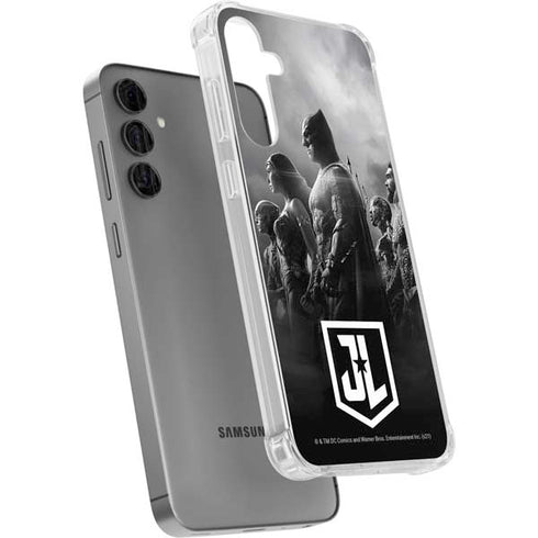 The Justice League (2017) Profile Characters Poster Galaxy S24 Plus Clear Case