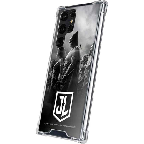 The Justice League (2017) Profile Characters Poster Galaxy S24 Ultra Clear Case