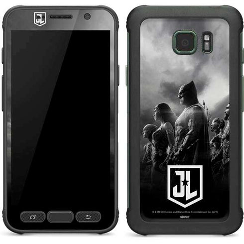 The Justice League (2017) Profile Characters Poster Galaxy S7 Active Skin