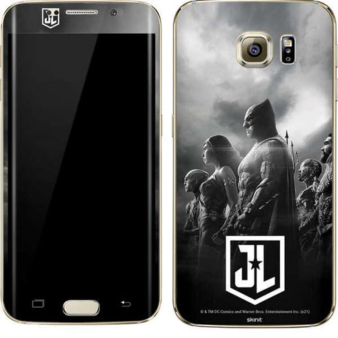 The Justice League (2017) Profile Characters Poster Galaxy S7 Edge Skin