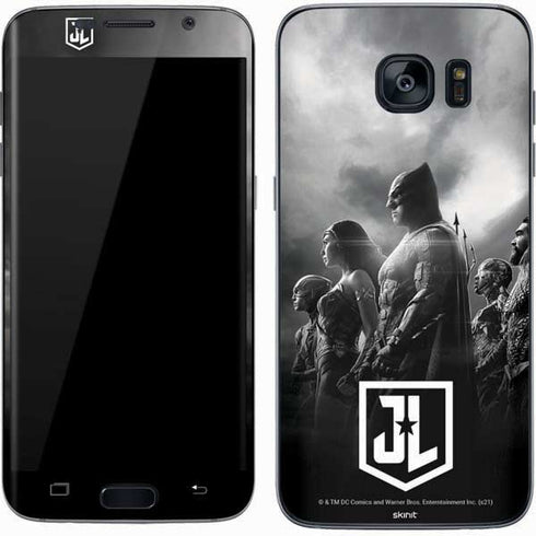 The Justice League (2017) Profile Characters Poster Galaxy S7 Skin