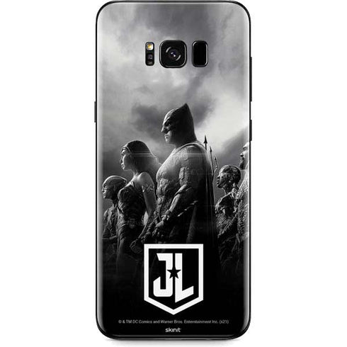 The Justice League (2017) Profile Characters Poster Galaxy S8 Plus Skin