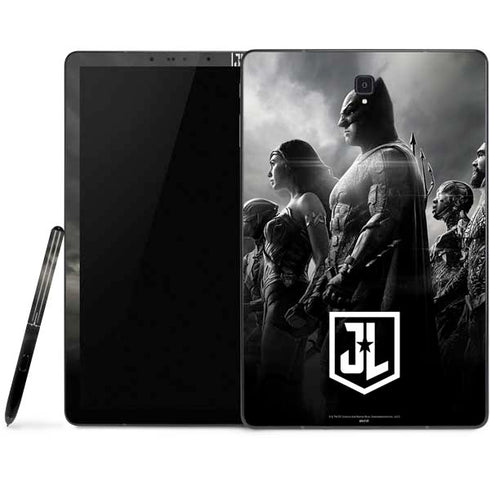 The Justice League (2017) Profile Characters Poster Samsung Galaxy Tab Skin