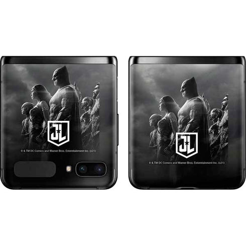 The Justice League (2017) Profile Characters Poster Galaxy Z Flip Skin