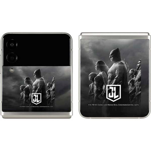 The Justice League (2017) Profile Characters Poster Galaxy Z Flip3 5G Skin