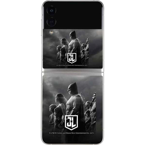 The Justice League (2017) Profile Characters Poster Galaxy Z Flip3 5G Skin
