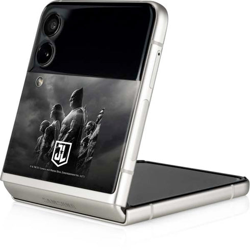 The Justice League (2017) Profile Characters Poster Galaxy Z Flip3 5G Skin