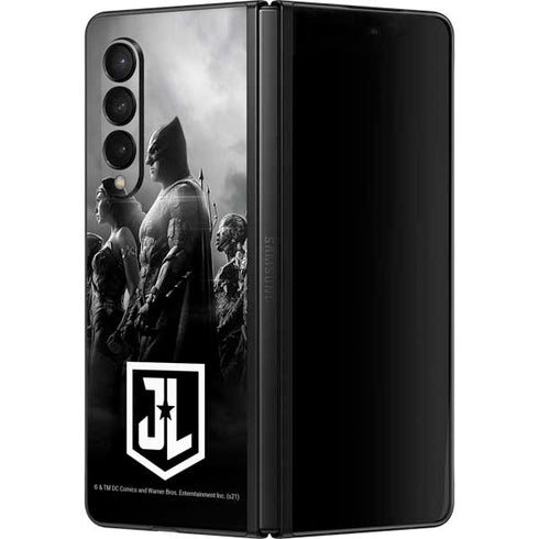 The Justice League (2017) Profile Characters Poster Galaxy Z Fold3 5G Skin