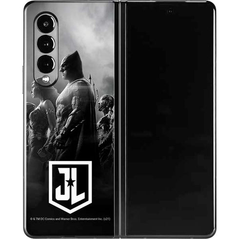 The Justice League (2017) Profile Characters Poster Galaxy Z Fold3 5G Skin
