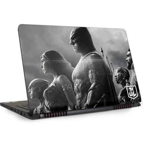 The Justice League (2017) Profile Characters Poster Dell Inspiron Skin