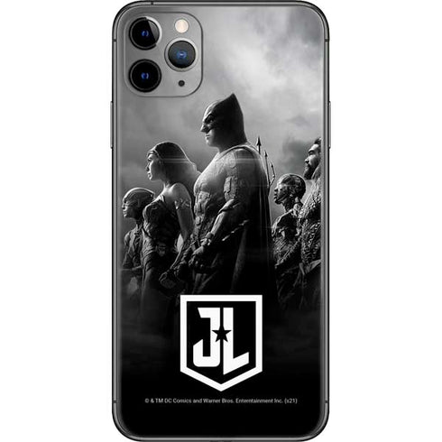 The Justice League (2017) Profile Characters Poster iPhone 11 Pro Max Skin