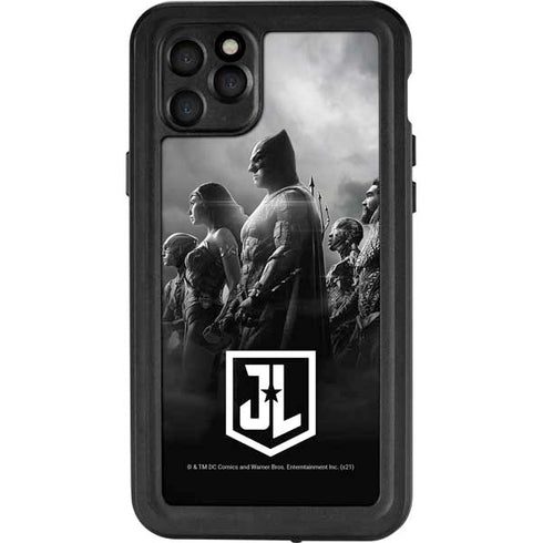 The Justice League (2017) Profile Characters Poster iPhone 11 Pro Max Waterproof Case