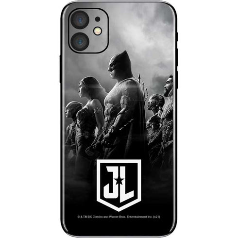 The Justice League (2017) Profile Characters Poster iPhone 11 Skin