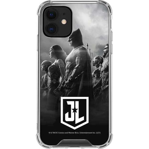 The Justice League (2017) Profile Characters Poster iPhone 12 Clear Case